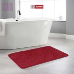 ARMN Clara Memory Foam Bath Rug, Burgundy Color, 60*90 Cm - Armn