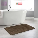 ARMN Clara Memory Foam Bath Rug, Brown Color, 60*90 Cm - Armn