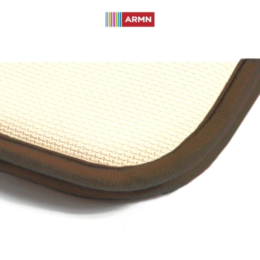 ARMN Clara Memory Foam Bath Rug, Brown Color, 60*90 Cm - Armn - Image 2