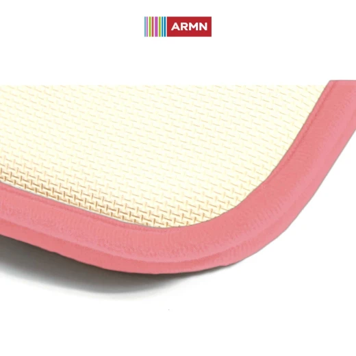 ARMN Clara Memory Foam Bath Rug, Pink Color, 60*90 Cm - Armn - Image 2