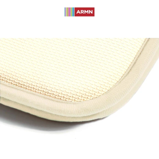 ARMN Clara Memory Foam Bath Rug, Beige Color, 70x120 Cm - Armn - Image 3