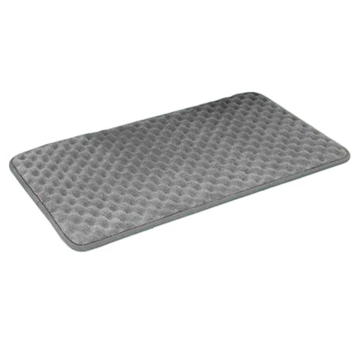 ARMN Clara Memory Foam Bath Rug, Grey Color, 70x120 Cm ARMN Clara Memory Foam Bath Rug, Grey Color, 70x120 Cm