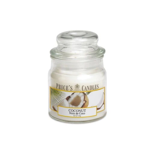 شمعة معطرة متوسطة بمرطبان وغطاء , جوز الهند من برايسز شمعة معطرة متوسطة بمرطبان وغطاء , جوز الهند من برايسز