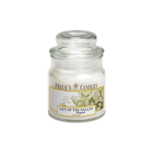 Price's Medium Scented Candle Jar With Lid, Lily Of The Valley Price's Medium Scented Candle Jar With Lid, Lily Of The Valley