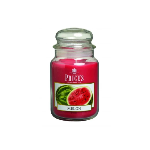 شمعة معطرة كبيرة بمرطبان وغطاء, البطيخ من برايسز شمعة معطرة كبيرة بمرطبان وغطاء, البطيخ من برايسز