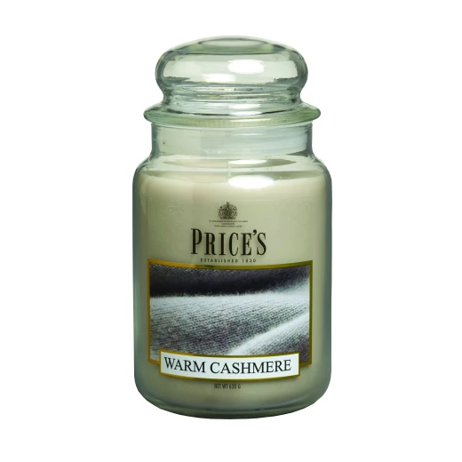 شمعة معطرة كبيرة بمرطبان وغطاء, الكشمير الدافئ من برايسز شمعة معطرة كبيرة بمرطبان وغطاء, الكشمير الدافئ من برايسز