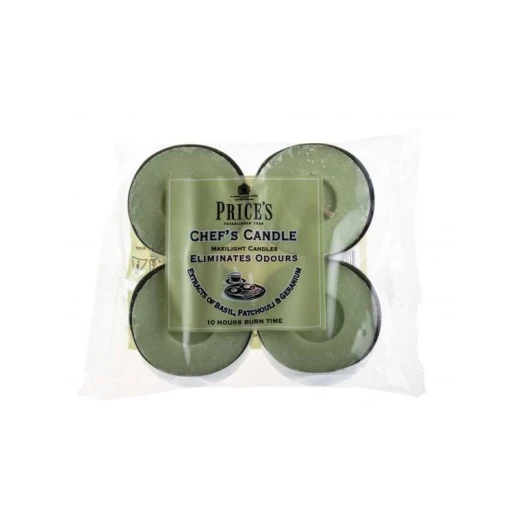 طقم من 4 شموع معطرة صغيرة مزيلة لروائح الطعام من برايسز طقم من 4 شموع معطرة صغيرة مزيلة لروائح الطعام من برايسز