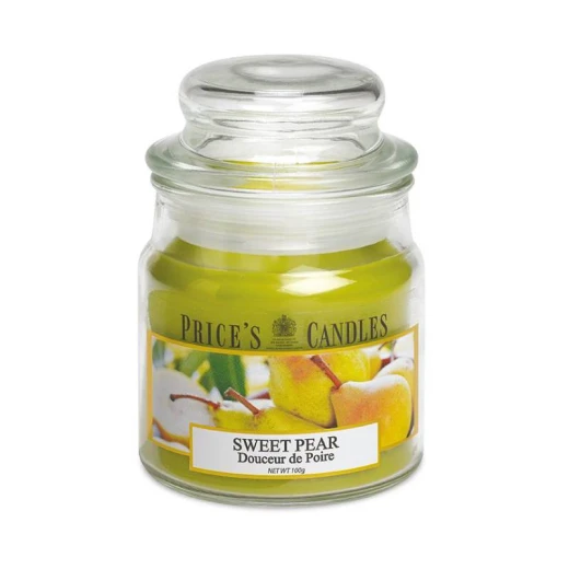 شمعة معطرة متوسطة بمرطبان وغطاء, الاجاص من برايسز شمعة معطرة متوسطة بمرطبان وغطاء, الاجاص من برايسز