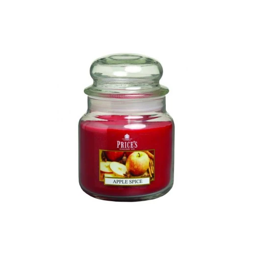 شمعة معطرة متوسطة بمرطبان وغطاء, برائحة التفاح من برايسز شمعة معطرة متوسطة بمرطبان وغطاء, برائحة التفاح من برايسز