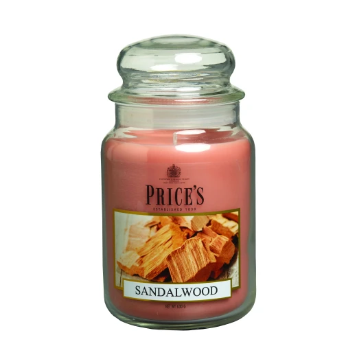 شمعة معطرة متوسطة بمرطبان وغطاء, خشب الصندل من برايسز شمعة معطرة متوسطة بمرطبان وغطاء, خشب الصندل من برايسز