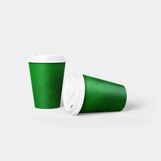 كاسات ورقية بتصميم الكوب الاخضر 236 مل, 50 قطعة من كوبزي - كوبزي - Image 4