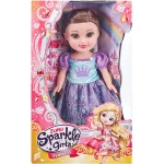 دمية الأميرة سباركل جيرلز 13 بوصة زي لامع هدية لعب إبداعية للبنات - Sparkle girlz