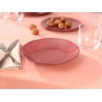 طبق عشاء ملون - أحمر - 21 سم من مدام كوكو - مدام كوكو