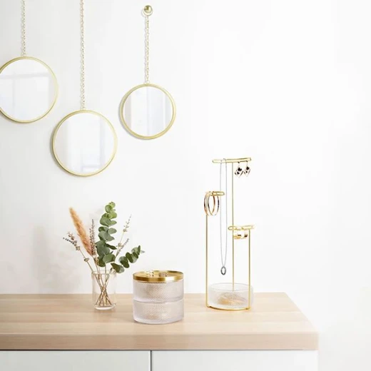 Umbra "Tesora" Jewelry Stand - Brass - Umbra - Image 3