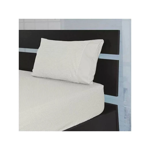 Cannon Dots & Stripes Bed Sheet Set, Poly Cotton, Ivory Color, King Size, 4 Pieces Cannon Dots & Stripes Bed Sheet Set, Poly Cotton, Ivory Color, King Size, 4 Pieces