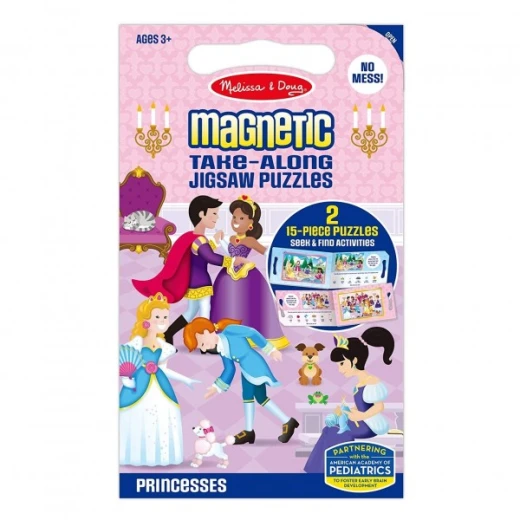 Melissa & Doug Take Along Magnetic Jigsaw Puzzles - Princess Melissa & Doug Take Along Magnetic Jigsaw Puzzles - Princess