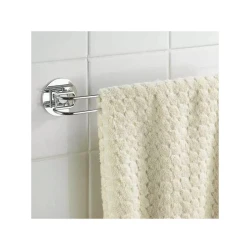 Wenko Towel Rail Turbo-loc , Stainless Steel - Silver