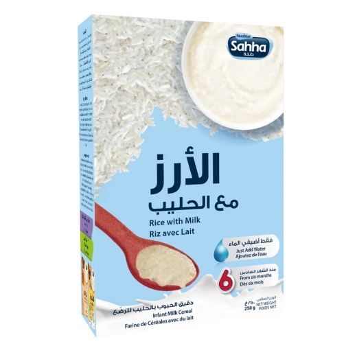 الأرز مع الحليب , 250 جرام من صحة الأرز مع الحليب , 250 جرام من صحة