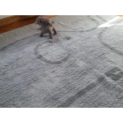 Aratextile Cotton Children's Rug, Elephant Design, 120 x 160 Cm
