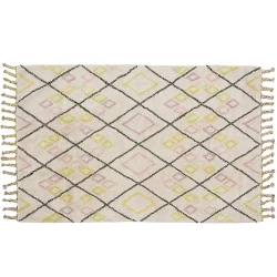 Aratextile Cotton Children's Rug, Rombos Design, 140 x 200 Cm