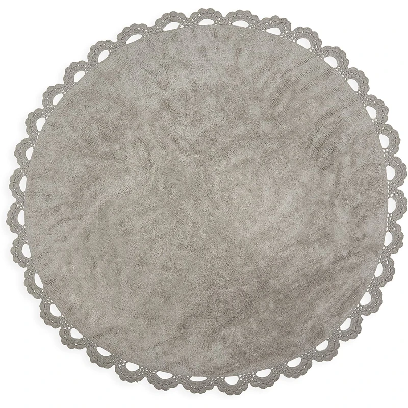 Aratextile Children's Rug, Round Chanel Design, 140 Cm - Aratextil