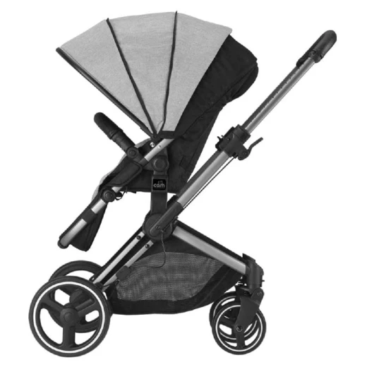 Cam Baby Stroller 3 In 1, Next Evo 933, Light Grey Color - Cam - Image 3