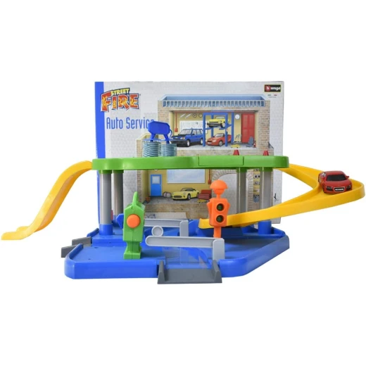 Bburago 1:43 Auto Service Play مجموعة - بوراجو - Image 2