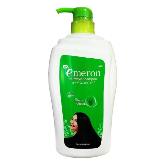 Emron Green Shampoo With Aloe Vera Extract 1000 Ml Emron Green Shampoo With Aloe Vera Extract 1000 Ml