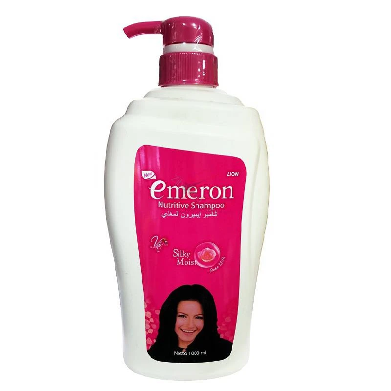 Emron Pink Shampoo With Rose Juice Extract 1000 Ml - Emeron