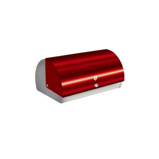 Berlinger Haus Metallic Bread Box, Dark Red - Berlinger Haus - Image 2