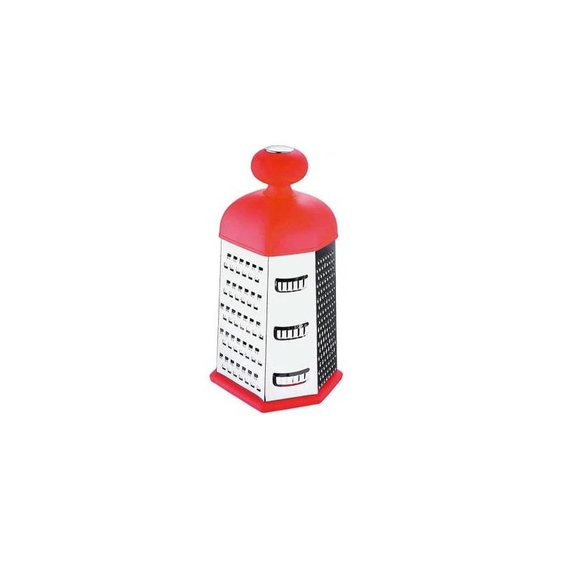 Blaumann 6-Side Box Grater, Red Color - Blaumann