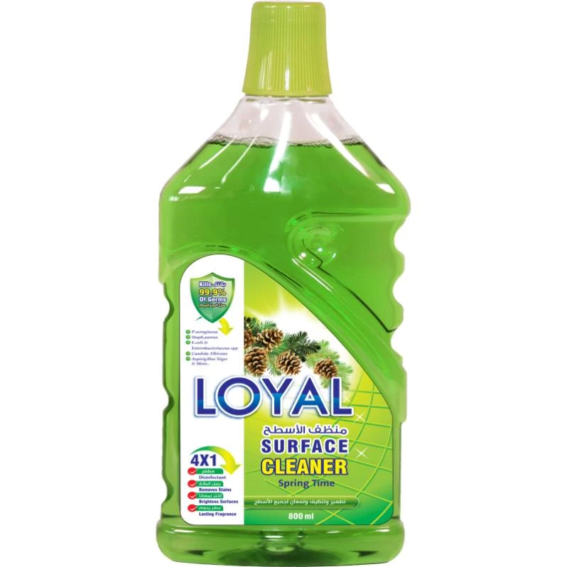 Loyal Surface Cleaner, Spring Time 2400 ml Powerful Multi-Surface Cleaner with a Fresh Spring Scent Removes Dirt & Stains Effortlessly - Loyal
