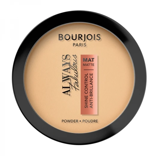 بودرة Bourjois Always Fabulous المضغوطة غير اللامعة 115 Golden Ivory مكياج وجه يدوم طويلاً 10 جم بودرة Bourjois Always Fabulous المضغوطة غير اللامعة 115 Golden Ivory مكياج وجه يدوم طويلاً 10 جم