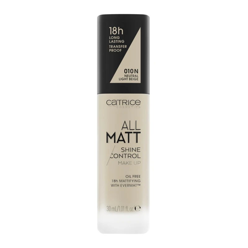 Catrice All Matt Shine Control Foundation Full Coverage Matte Finish for Oily Skin 30ml - Catrice