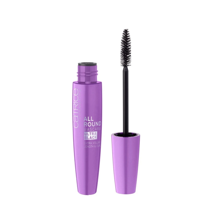 Catrice Allround Mascara Ultra Black 010 for Expressive Lashes Volume Length Curl 11ml - Catrice