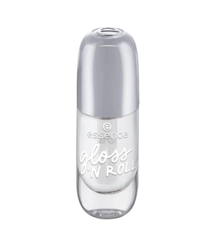 Essence Gel Nail Polish 01 Gloss 'N Roll Quick Dry Manicure 8ml Long Lasting Shine for Stylish Nails - Essence
