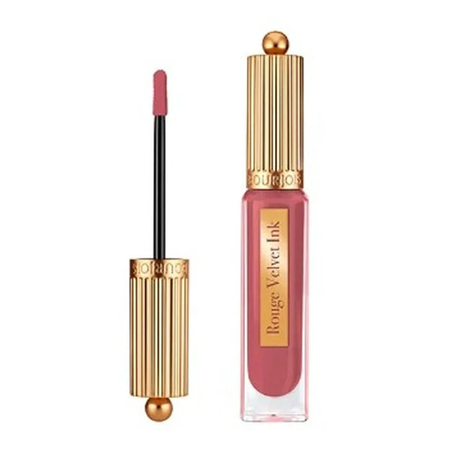 Bourjois Rouge Velvet Ink Lipstick 24 Cup Of Rose Long Lasting Matte Finish 2.4g - Bourjois