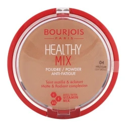 Bourjois Healthy Mix Anti Fatigue Face Powder 04 Light Bronze for Radiant Skin 11g Makeup Essential