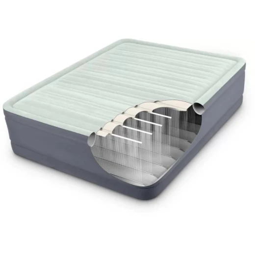 Intex Full Premaire Elevated Airbed With Fiber-tech - Intex - Image 4