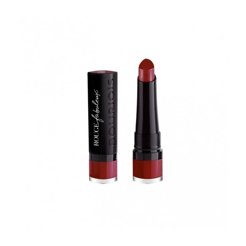 Bourjois Rouge Fabuleux Lipstick 20 Bon'rouge Creamy Long Lasting Lip Color for Women - Bourjois