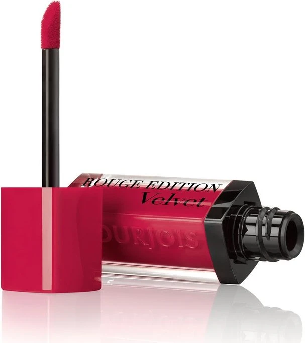 Bourjois Rouge Edition Velvet Lipstick Intense Matte Color Long Lasting Hydrating Makeup for Women - Bourjois