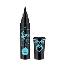 essence Lash Princess Waterproof Matte Eyeliner Black with Ultra Fine Brush Tip Vegan Makeup for Precise Application