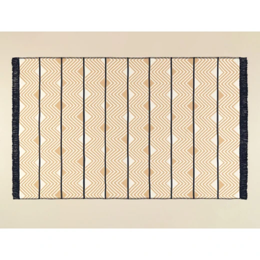 طقم غطاء لحاف مقاس مفرد من لاجو - قماش معاد تدويره (160 * 220 + 160 * 240 + 50 * 70) سم من مدام كوكو طقم غطاء لحاف مقاس مفرد من لاجو - قماش معاد تدويره (160 * 220 + 160 * 240 + 50 * 70) سم من مدام كوكو