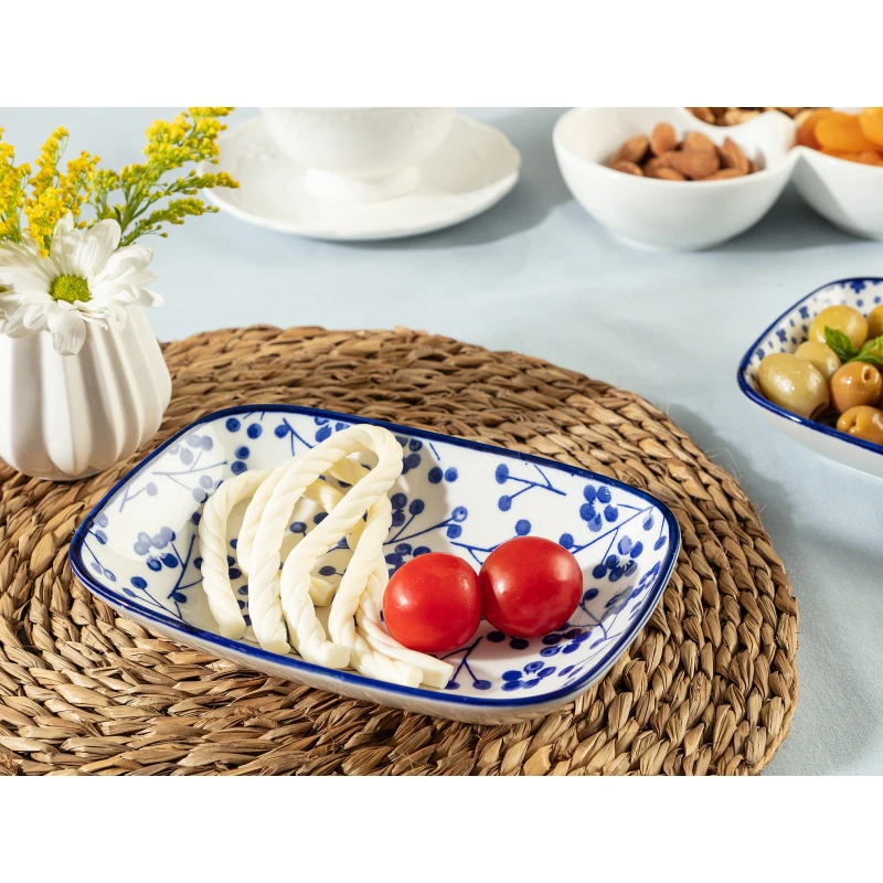 طبق صغير بلو دريم ، 17.5 * 12.5 سم من مدام كوكو - مدام كوكو