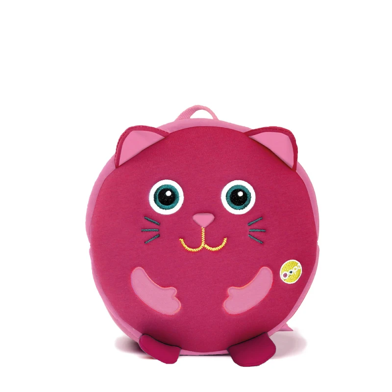 Oops Cat Round Backpack - Oops