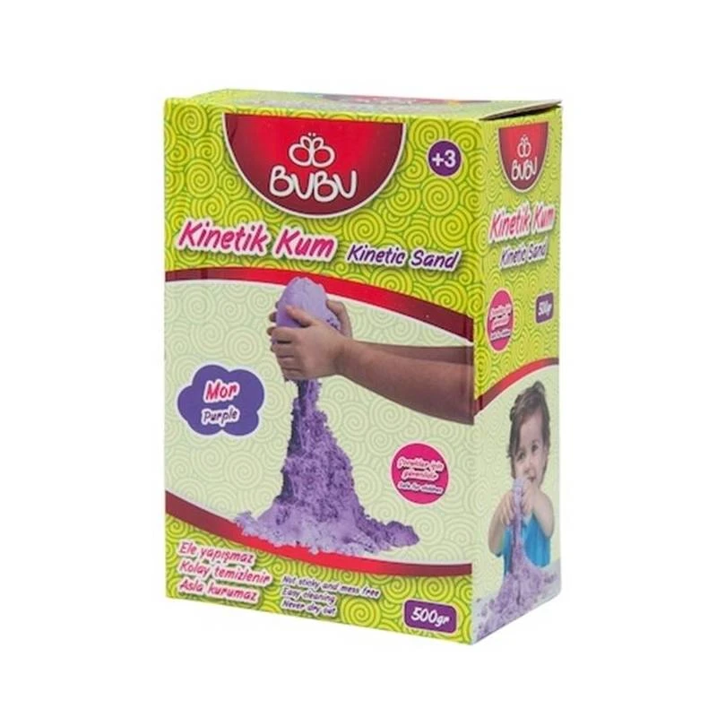 الرمال الحركية ، باللون البنفسجي، 500 غرام. من بو بو - بوبو