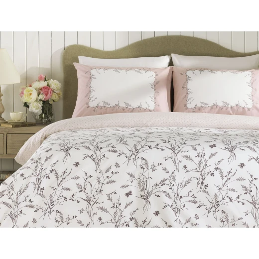 طقم غطاء لحاف إستي رانفورس مزدوج الحجم 200 * 220 + 50 * 70 سم من مدام كوكو