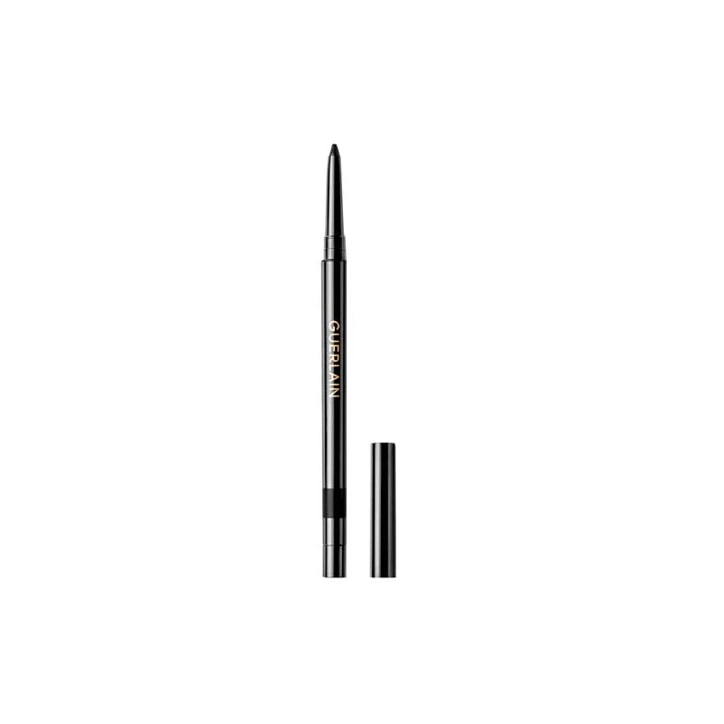 Guerlain The Eye Pencil Intense Black Waterproof Eyeliner with Sharpener Long Lasting Makeup - Guerlain