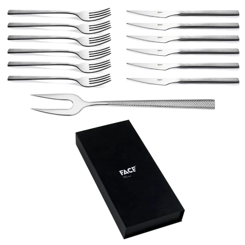Face Hera Steak Set, Carton Box, 13 Pieces - Face