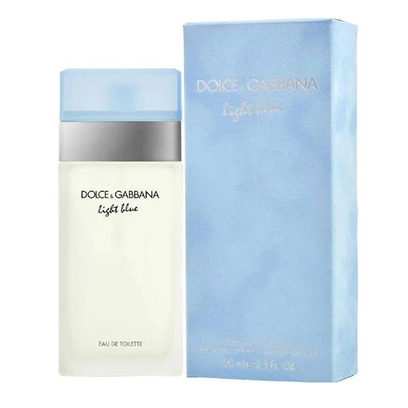 D&G Light Blue Eau de Toilette 100ML for Ladies: Sensual, Luminous Fragrance for Women. Perfect for Daily Wear and Special Occasions, Enhancing Natural Charm - D&g